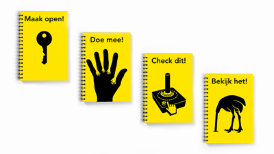 De gele snelstartgidsen met tips voor toegankelijk publiceren.