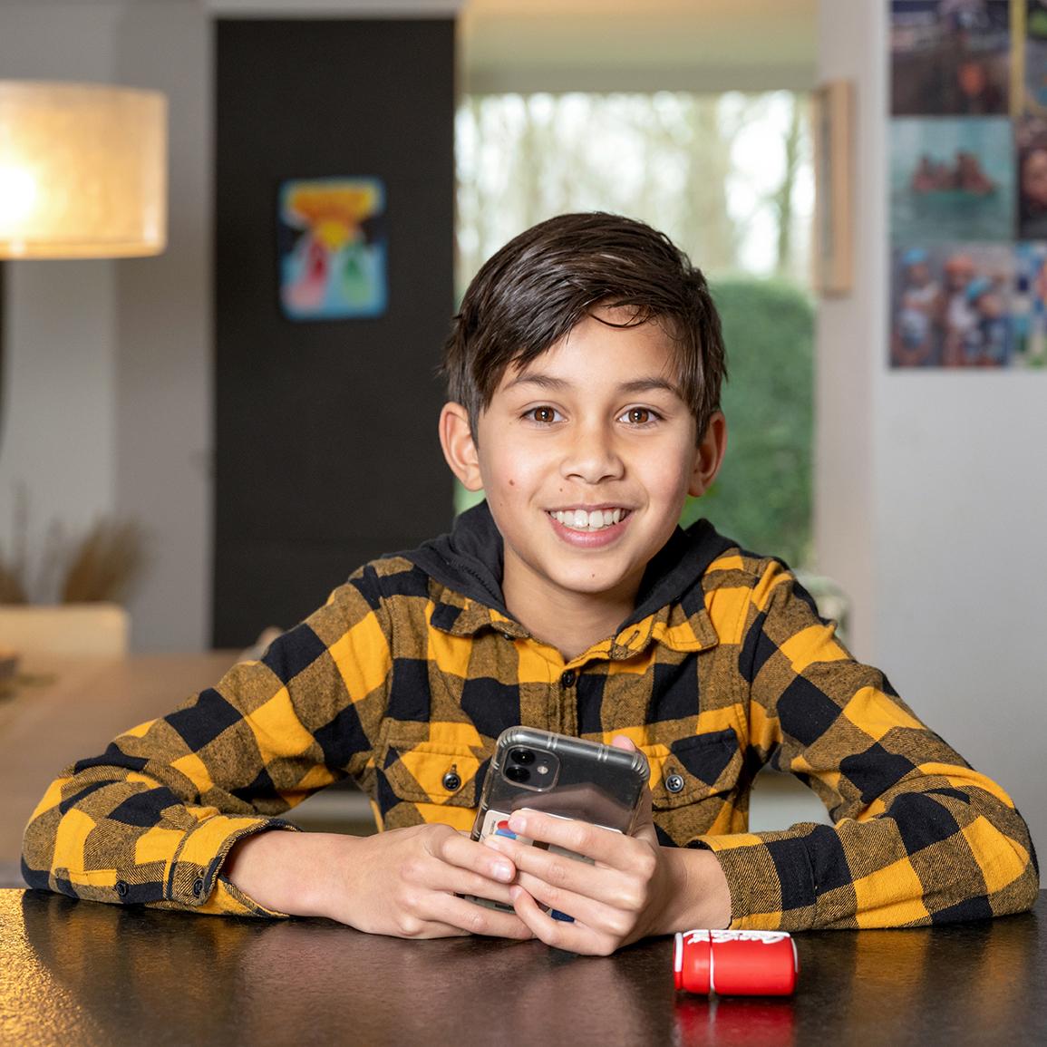 Bram, blugklasser, 12 jaar